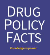 Drug Policy Facts - Knowledge is power. Graphic with link to sister site https://www.drugpolicyfacts.org/